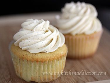 vanilla bean cupcakes