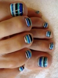 A bunch of different toenail ideas for summer.