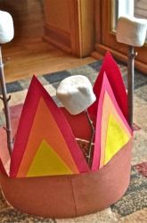 Activities: Camping Craft: Campfire Hat