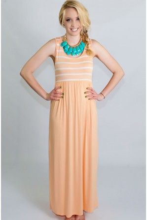 Apricot Love Maxi Dress