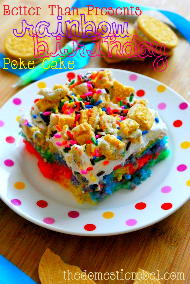 Birthday Oreo Poke Cake