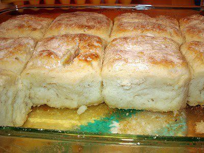 Bisquick, sour cream, 7up and butter!…. These are excellent!!!! So easy and so
