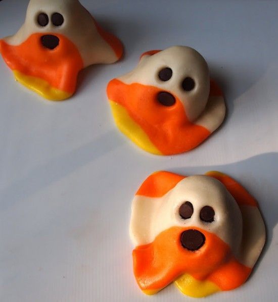 Candy Corn Ghosts