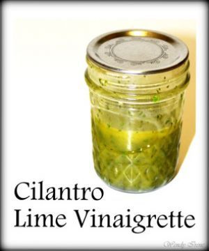 Cilantro Lime Vinaigrette Recipe #healthy #salad #dressing #yum #greens #omb