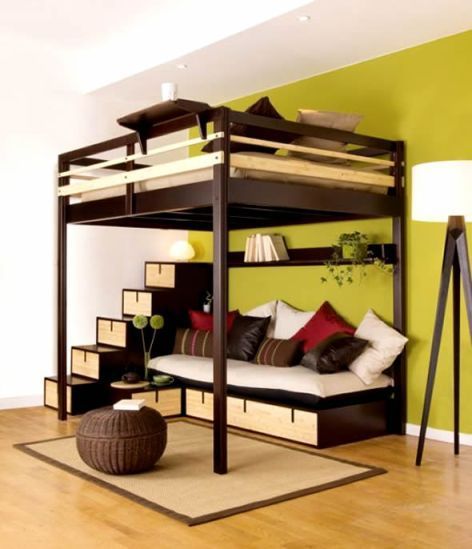 Contemporary Bedroom Design for older teen / young adult