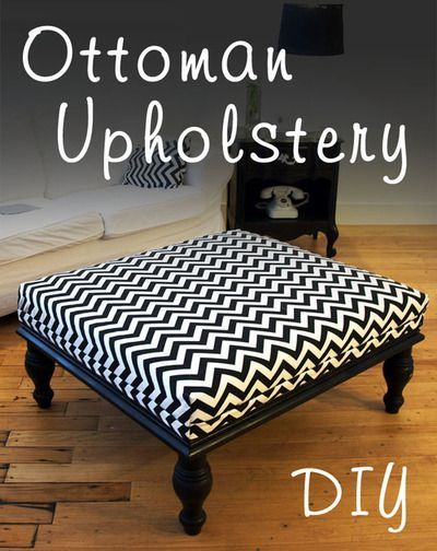 DIY: Ottoman Upholstery