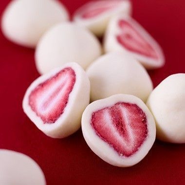 Dip Strawberries in Vanilla Greek Yogurt and Freeze for an POWER snack!!