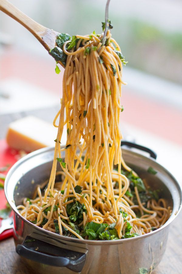 Garlic Butter Spaghetti with Herbs