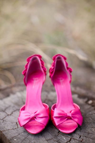 Hot Pink Wedding Shoes