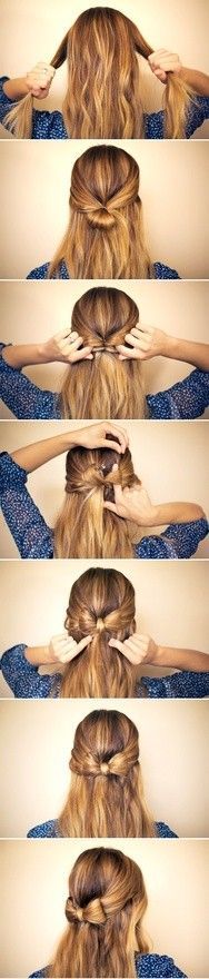 How To: Hair Bow. This was cool. Ive done it a couple times cause its just as ea