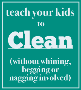 How to get kids to clean without being asked FREE printable chart