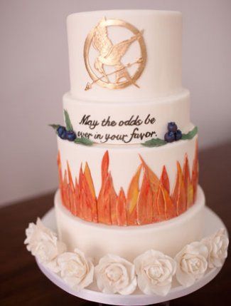 Hunger Games wedding cake