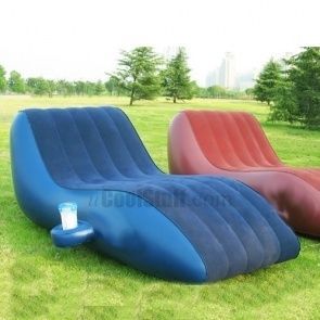 Inflatable outdoor sofa, only $27! Perfect for laying out. Im going to need one