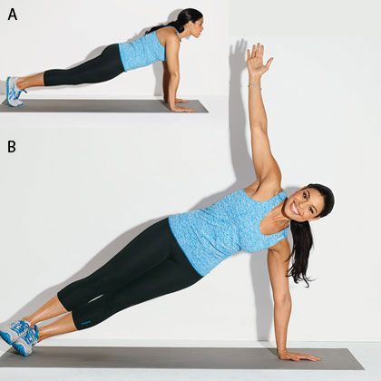 Jordin Sparks' Hot-Body Workout: Pushup to side plank!