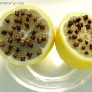 Keep wasps and bees away this summer. Put about 10 cloves in 1/2 a lemon and set
