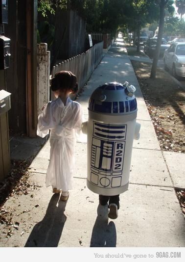 Leia & R2D2 costume