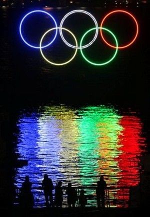 *London, Olympic Rings, 2012