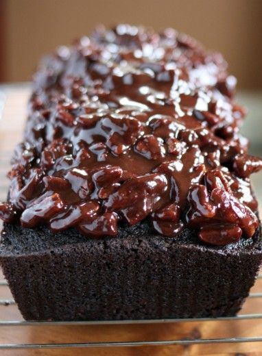 Mexican Chocolate Cake ~  worth it for the glaze recipe alone!