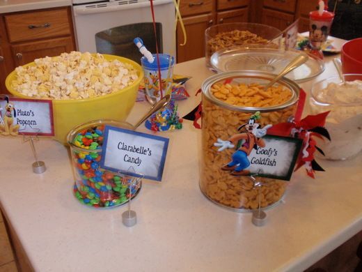 Mickey Mouse party table