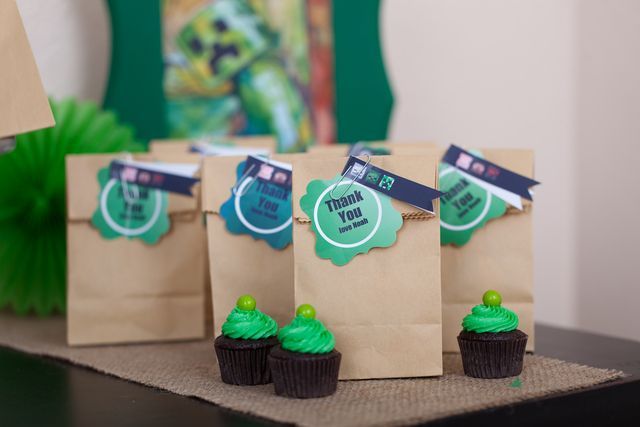 Minecraft Party Favors #minecraft #partyfavors