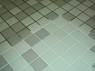 Natural grout & tile cleaner: 7 cups water, 1/2 cup baking soda, 1/3 cup lem