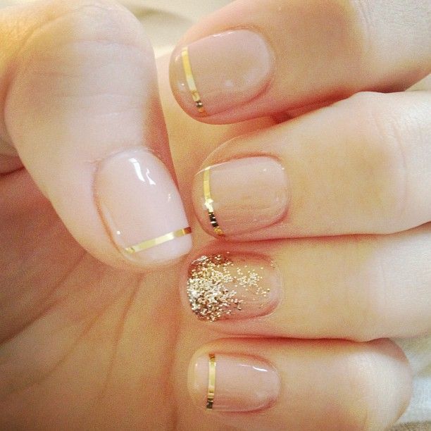 Nude + gold