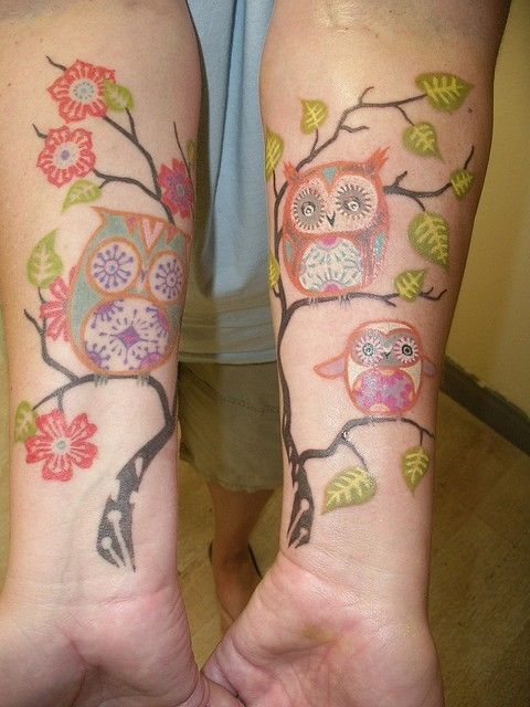 Owl Tattoo by LOVEMILY