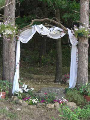 Perfect arch for enchanted forest wedding.