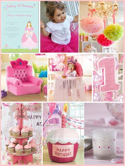 Pink princess first birthday ideas from baby lifestyles