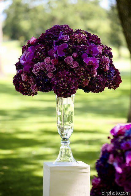 Purple Wedding Flowers – Purple Passion Wedding Inspiration | Calligraphy by Jen
