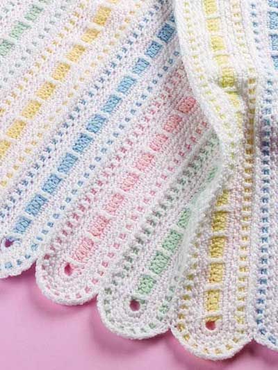 Really pretty baby afghan crochet pattern