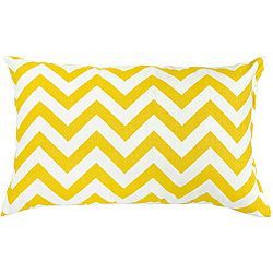 Rectangle Outdoor Zags Yellow Accent Pillows (Set of 2)