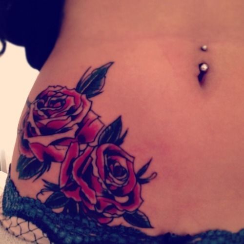 Roses tattoo.