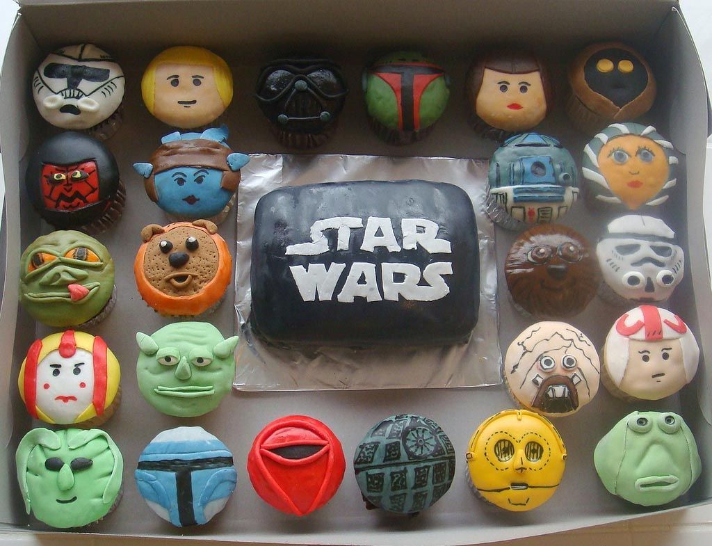 Star Wars cup cakes