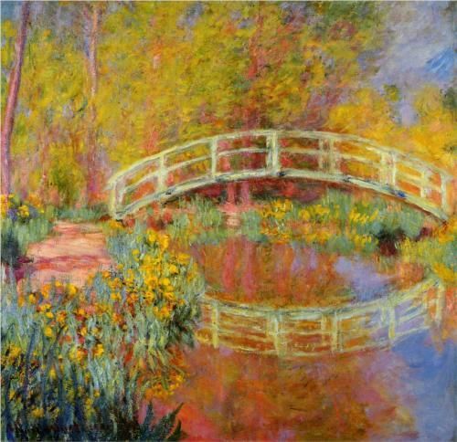 The Japanese Bridge (The Bridge in Monet's Garden) – Claude Monet