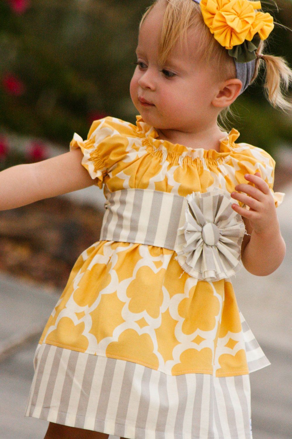 This etsy shop has adorable dresses for little girls