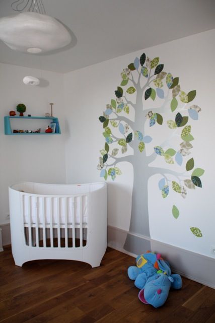 Tree in a baby room