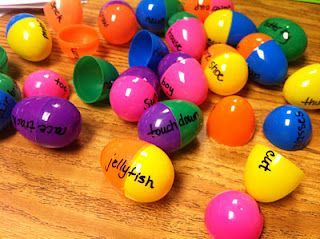 Word Identification #1 Easter Eggs- This activity would work nicely with root wo