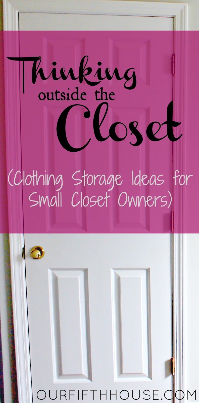 clothing storage ideas for small closets