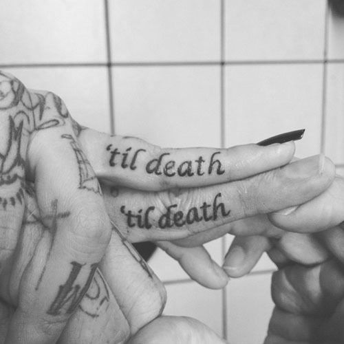 couple tattoo | Tumblr