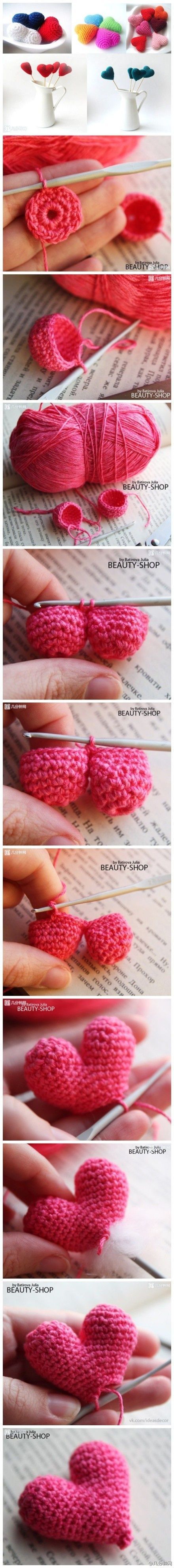 heart crochet.