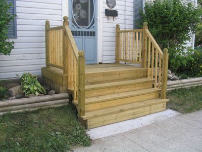 how to built a small front porch.