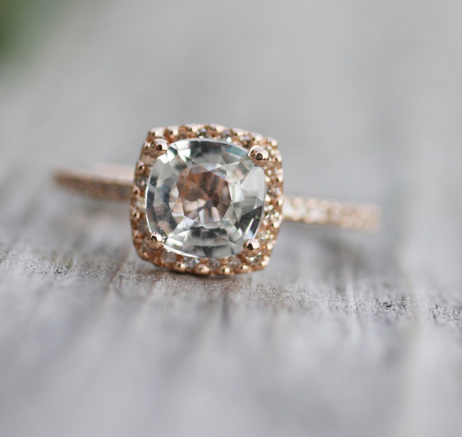 most perfect rose gold engagement ring? i do think so. #engagement #ring #rosego