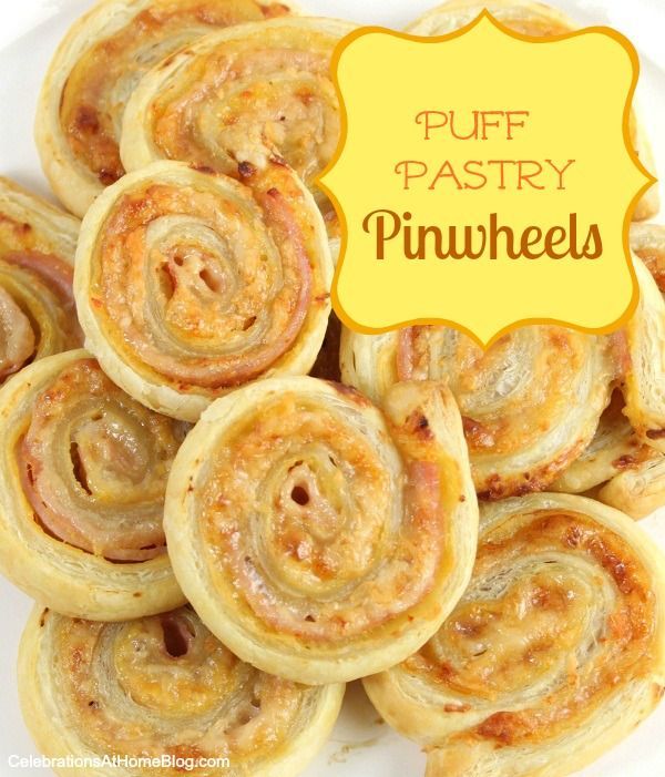 puff pastry pinwheels appetizers recipe