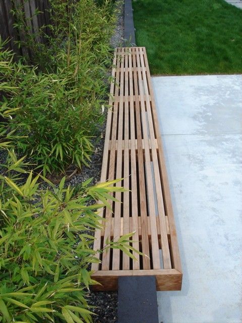 timber bench