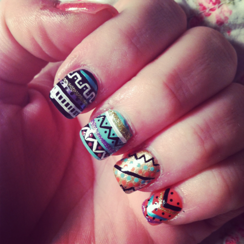 tribal #nails