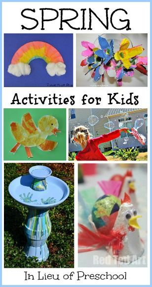 18 Spring Activities for Kids – In Lieu of Preschool