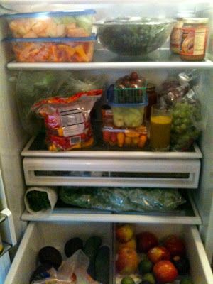 1. My fridge does look just like this…and the cart in my kitchen, too!  2. Vit