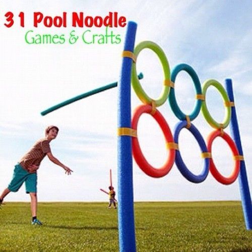 31 Cool Games & Crafts Using Pool Noodles    How to play cool games and make