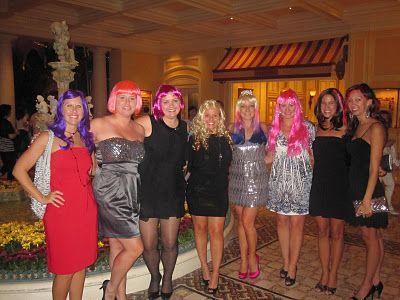 Bachelorette Idea: Everyone wears a different crazy wig… we had so much fun wi
